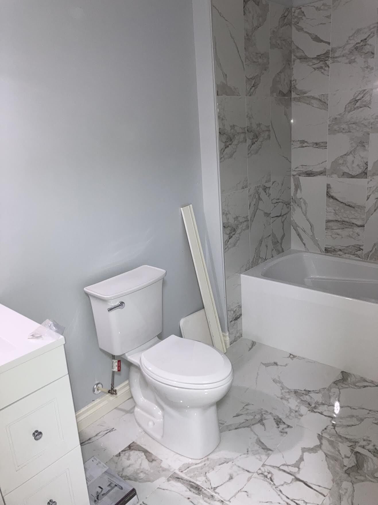 Residential plumbing repair and installation project in Calgary