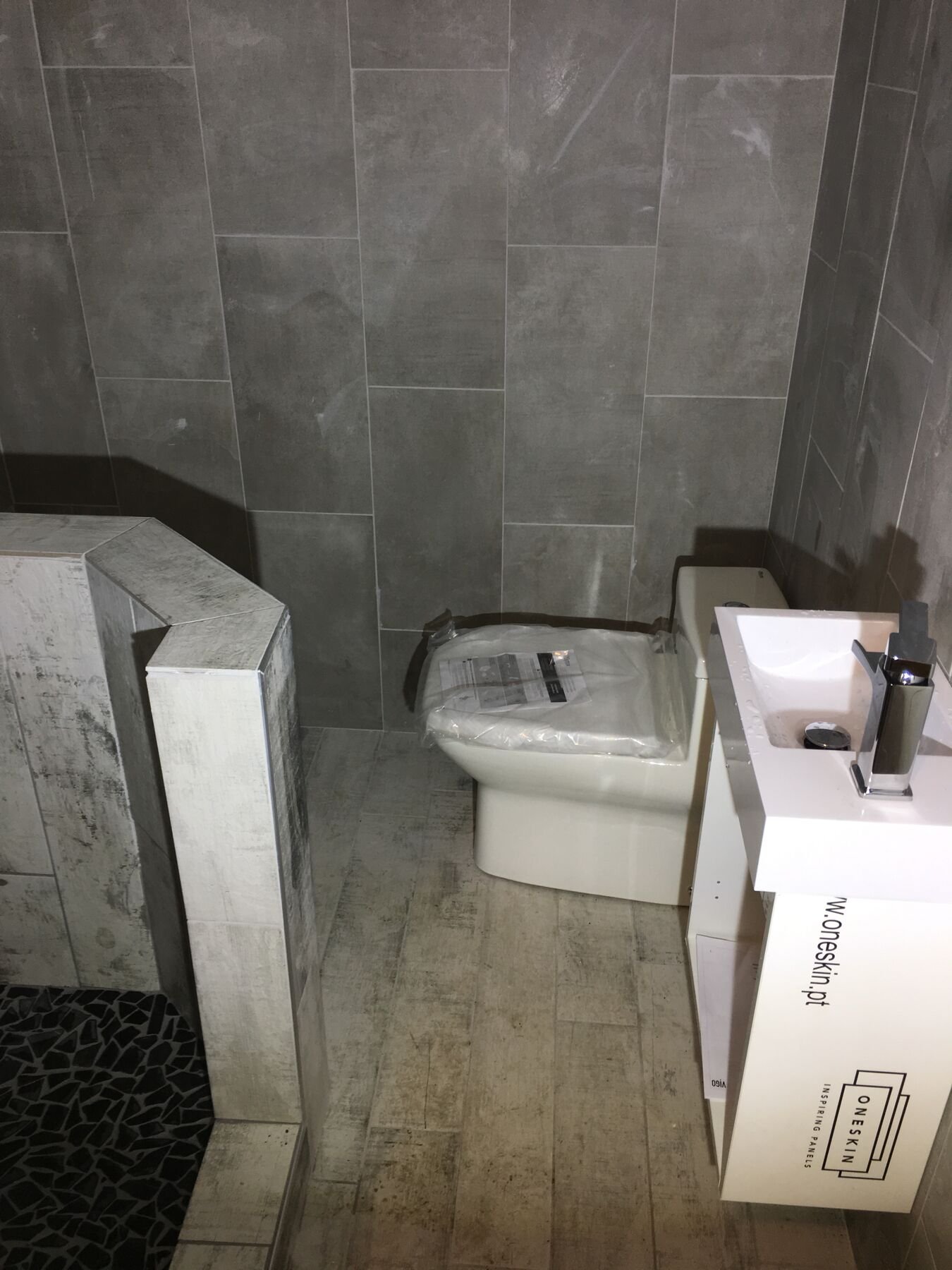 Residential plumbing repair and installation project in Calgary
