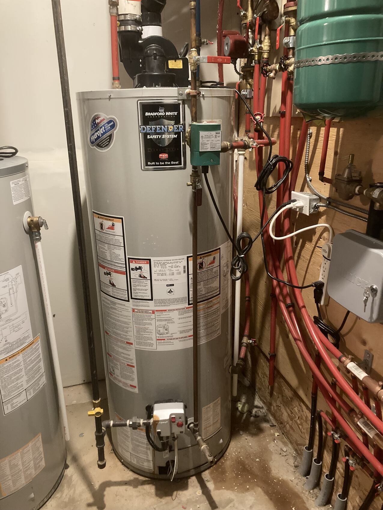 Hot water tank installation and repair service in Calgary home